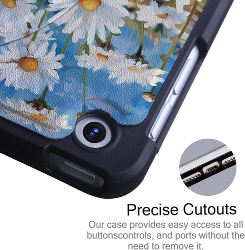 360 Degree Rotating Case for iPad 10.2 Inch 9th/7th/8th Generation, Multi-Angle Viewing Protective Soft Cover for Apple iPad 9/7/8 Gen, Auto Sleep...