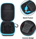 Carrying Case for Noxgear 39g Wearable Bluetooth Clip Speaker, Magnetic Clip-On Wireless Portable Speakers Mini Travel Storage Holder Box with Poc...