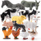 Farm Animal Model Playsets 12 PCS Mini Poultry Chicken Duck Geese Action Figure Toys for Boys Girls Kids...