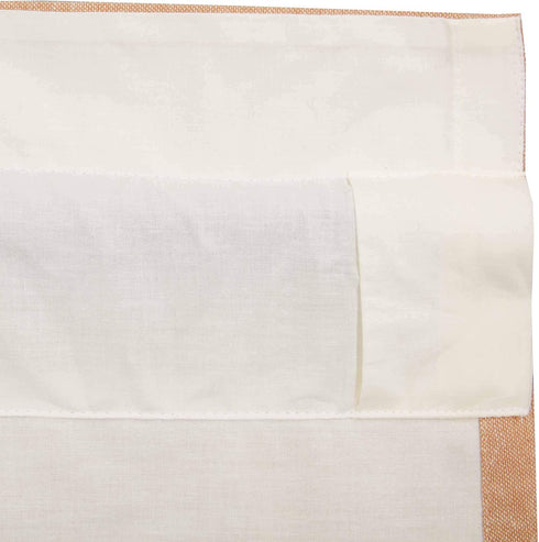 VHC Brands Sawyer Mill Chicken Pleated Curtain Valance, Red, 20x72...