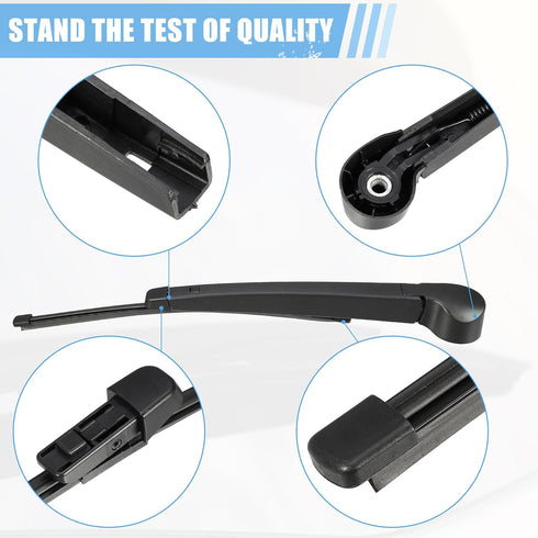 ACROPIX Rear Windshield Wiper Blade Arm Replacement Set OEM Quality Fit for VW Golf MK7 HATCHBACK ONLY 2013-2020 - Pack of 2...