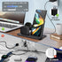 3 in 1 Wireless Charger, 15W Fast Wireless Charging Station Charge Stand for Samsung Galaxy S24 S23 S22 S21 S20 S10 Series,Note 20/10, Galaxy Buds...