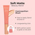 MCoBeauty Soft Matte Beauty Wand, Cosmopolitan Blush, Velvety Finish of Buildable Color, Vegan, Cruelty Free Cosmetics...