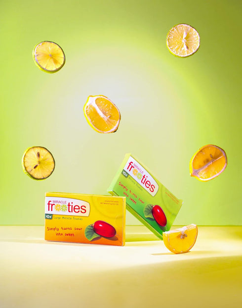 Miracle Frooties, Large Miracle Berry Tablet, 100% Natural Grown Miracle Fruit, Turn Sour Sweet, Change Taste Buds, Flavor Tripping, Tiktok Magic ...