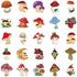200 Pieces Mushroom Stickers for Water Bottles,Waterproof Laptop Stickers DIY Cartoon Stickers for Phone Water Bottles Laptop...