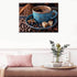Breakfast Served with Coffee Diamond Painting Fresh Fruits Artwork Drink Milk Wall Art 5D DIY Full Drill Crystal Balanced Diet Pictures Diamond Ar...