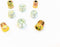 The Stop Shop Steel Plugs for Inverted Flare, 3/8"-24, 7/16"-24, 9/16"-18, 1/2"-20 (2 of Each Size)...