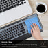 Keyboard Cover Skin for Logitech MK345 Wireless Full-Sized Keyboard with Plam Rest, Logitech MK345 Keyboard Accessories-Black...