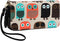 LATH.PIN Women Zipper Wallet Owl Wallet Purse Canvas Phone Card Holder with Coin Pocket and Strap...