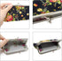 Honbay 4PCS Canvas Floral Coin Purse, Kiss Lock Change Purse, Vintage Trinkets Pouch, Cell Phone Pouch, Rose Pattern Clasp Closure Wallet, 3.54 x ...