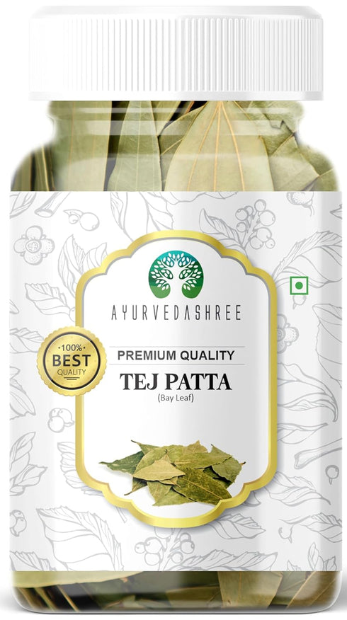AYURVEDASHREE Bay Leaf (Leaves) Whole Spice Hand Selected Extra Large 25gm PET Jar | All Natural | NON-GMO | Vegan | Indian Origin (Tej Patta)...