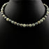 Natural African Turquoise Gemstone Round Beaded Stretchable 15.5" Inches Choker Necklace For Girls and Women, Unisex Necklace, Handmade Necklace,B...