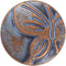 Bezelry 12 Pieces Butterfly Metal Shank Buttons. 17mm (11/16 inch) (Copper Pastel Blue)...