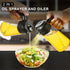 PARACITY Oil Dispenser Bottle for Kitchen, 2 in 1 Olive Oil Sprayer and Oil Dispenser, Oil Spray Bottle 500ML/ 17OZ for Cooking, Kitchen, BBQ, Air...