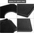 MRbrew Beer Drip Tray, Non-Slip PVC Kegerator Surface Mount Drip Tray Mat, Beverage Bar Drip Tray with Draft Beer Tower Flange Cutout...