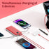 Portable Charger with Built-in Cables&AC Wall Plug,Slim 10000mAh 22.5W Fast Charging Power Bank,5 Output 2 Input USB-C External Battery Pack Compa...