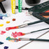 MEEDEN Art Paint Brushes Set, 10 PCS Long Handled Professional Paint Brushes for Acrylic,Watercolor Painting, Soft Nylon Acrylic Paint Brushes of ...