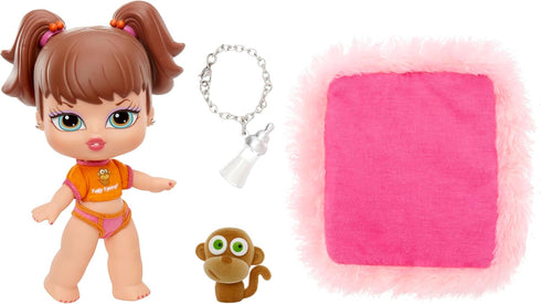 Bratz Babyz Meygan Collectible Fashion Doll with Real Fashions and Pet...