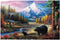 Black Bear Mountain Landscape Jigsaw Puzzles for Adults 300 Piece Puzzles for Adults and Children Wooden Educational Puzzles Gift Home Decoration...