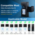 Anti-Theft Video Doorbell Mount ?Adjustable No-Drill Mounting Bracket for Video Doorbell 1/2/3/3 Plus/4/2023 Release?Not Block Doorbell Motion Sen...