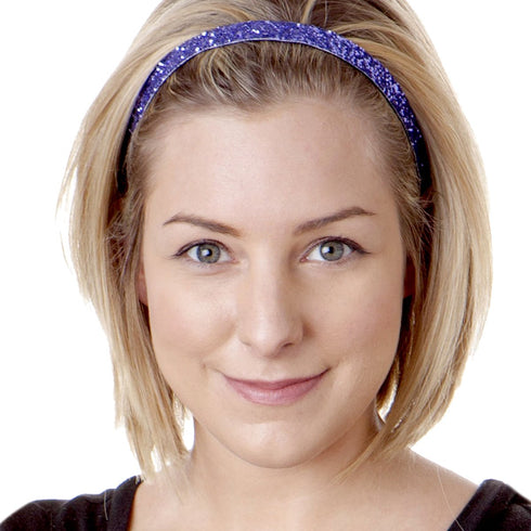 Hipsy Women's Adjustable NO SLIP Bling Glitter Headband Mixed Pack (Multiple Colors Sparkling Jewels 5pk)...