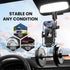 Car Phone Holder Rear View Mirror Phone Holder, 360° Rotating Car Phone Holder Mount Compatible with All 4-7 Inch iPhone and Android Cell Phones...