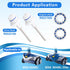 MX8 Pool Cleaner Parts for ATIE MX6 MX8 MX6EL MX8EL Elite,Pool Cleaner Drive Shaft Tune-up Compatible with Zodiac,with Drive Shaft Assembly R05251...