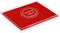 Fstaor Permanent Large Red Ink Pad for Rubber Stamps, 5x4 inch Non-Toxic Safe Stamp Pads for Kids Paper Wood Fabric (Red)...