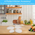 Parchment Paper Rounds, Set of 200, Non Stick 6 Inch Baking Parchment Paper/Parchment Baking Circles for Springform Pan, Tortilla Press and so on(...