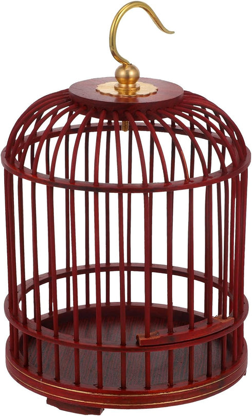 PRETYZOOM Pet Cage Garden Insert Shelter Hanging Cage Wood Cage Hamster Habitat Firefly Cage Cage Pets Supplies Vintage Bird Cage Hanging Cage Con...