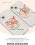 2024 Upgrade Magnetic Phone Grip Compatible with MagSafe, Butterfly Phone Grip Holder Finger Kickstand for MagSafe, Adapter Ring for MagSafe Inclu...