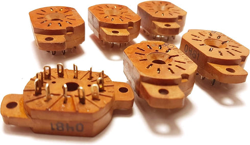 Socket for Nixie Tubes Military Version IN-12A, IN-12B, IN-15A, IN-15B, IV-22, New 6 pcs...