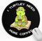 Turtle Mouse Small Pad, Cute Funny Mousepad with Non-Slip Rubber Base, Mini Round Mouse Pads for Desk Accessories Laptop Gaming Office Supplies De...