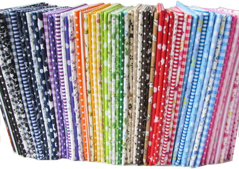 56pcs 9.8" x 9.8" (25cm x 25cm) No Repeat Design Printed Floral Cotton Fabric for Patchwork, Precut Fabric Square for DIY Sewing,Quilting Squares ...
