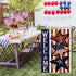Independence Day 4th of July Garden Flag Burlap 12x18 Inch Double Sided, Patriotic American Stars and Stripes Yard Outdoor Decor DF304...