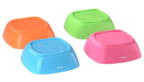 Bakerpan Silicone Bowls for Babies, Toddlers Bowls, Camping Bowls, Travel Bowls - Set of 4 (Multi)...