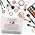 Pregnancy Daughter Makeup Bag with Waterproof Canvas and Zipper Closure...