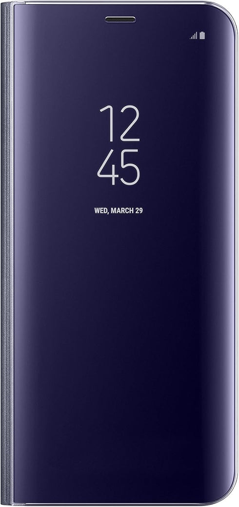 Samsung EF-ZG955CVEGUS Clear View Standing Cover Flip Case for Galaxy S8+ ONLY with kickstand, Orchid Grey...