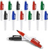 12 Pcs Permanent Markers Bulk Quick Drying Fine Point Tip Marker for Nurse Badge Waterproof Mini Hook Permanent Badge Ring Golf Ball Marker Keycha...