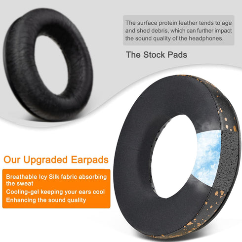SOULWIT Cooling Gel Ear Pads Cushions for Beyerdynamic DT770/Pro DT880/Pro DT 990/Pro DT1770 DT1990, Earpads for DT440/DT550/DT790/DT797/DT831/DT8...