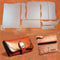 PVC DIY Women Wallet Leather Stencil Pattern Leather Craft Sewing Template Set...