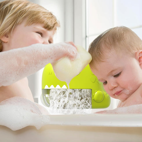 Baby Bath Toys - Dinosaur Automatic Bath Bubble Machine,Bathtub Bubble Maker with Music,Bathtime Shower Bathtub Toys for Toddlers,Birthday Gifts f...