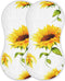 Muslin Baby Burp Cloths Set of 2, Soft Absorbent Big Sunflower Muslin Washcloths, Bibs, Face Towel for Newborn Boys Girls, 22 x 11 Inch...