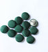 Round Handmade Buttons Dupion Fabric Covered 12 Button for Sewing Scrapbooking Clothes Craft...