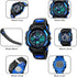FANMIS Men's Military Dual Display Wristwatches Waterproof Multifunctional Sports LED Electronic Watch...