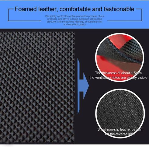 Car Steering Wheel Cover, Non-Slip, Elastic, Steering Wheel Cover for Men and Women, Universal Fit 15 Inches Cars, Vehicles, SUVs (Blue)...