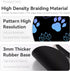 Dog Paw Print Round Mouse Pad,Funny Small Mouse Pad with Non-Slip Rubber Base,Mouse Mat,Home Office Decor Desk Accessories,8.7inch Round Mouse Pad...