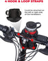 KEMIMOTO Bike Cup Holder, Bike Water Bottle Holder Bicycle Handlebar Drink Holder with Mesh Pockets Phone Bag, Universal Compatible with Road Bike...