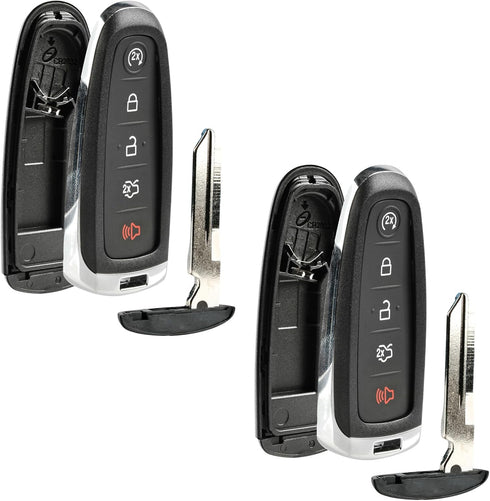 Shell Case Key Fob Keyless Entry Remote fits Ford Edge Expedition Explorer Flex Focus Taurus Lincoln MKX MKS MKT Navigator 2011 2012 2013 2014 201...