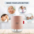 Portable Small Humidifier,500ml Air Humidifier for Plant,Night Light Function,Super Quite,Auto Shut-Off,USB Personal Cool Mist Humidifier for Bedr...